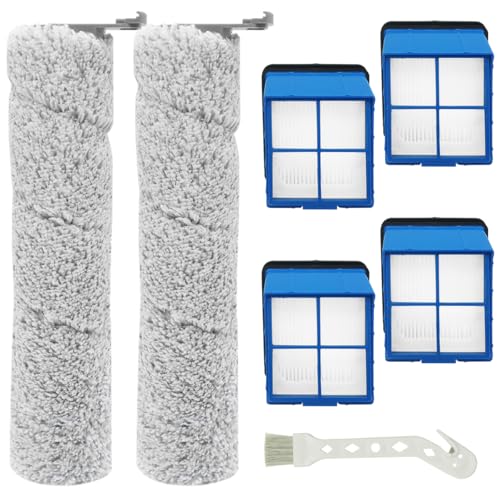 Replacement Brush Roll for Bissell CrossWave OmniForce 3882 Wet and Dry Vacuum cleaner (6 Count)