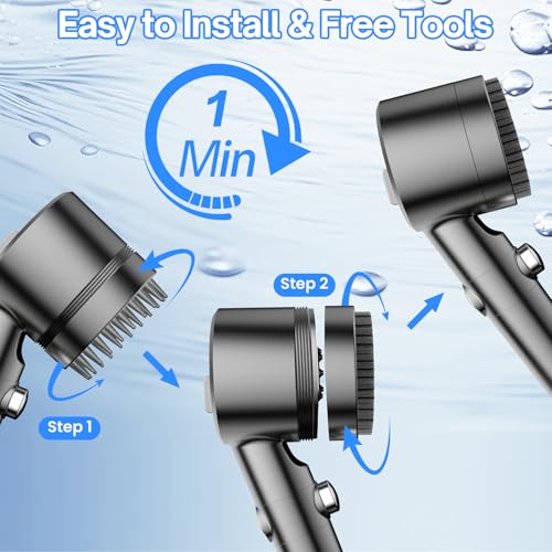 Filtered Shower Head with Handheld