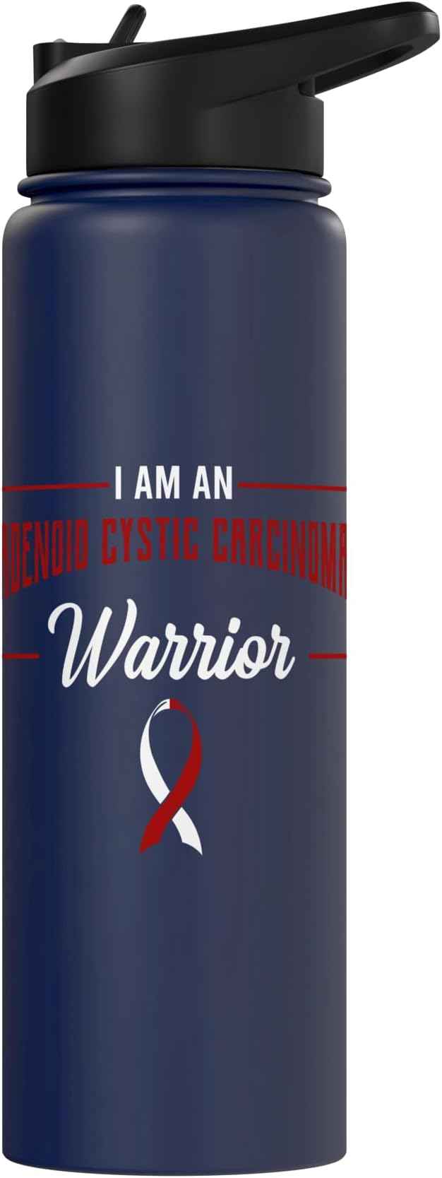I Am A Warrior Adenoid Cystic Carcinoma ACC Adenoidcystic Stainless Steel Insulated Water Bottle