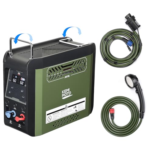 Portable Water Heater with Thermostatic Control and Pump