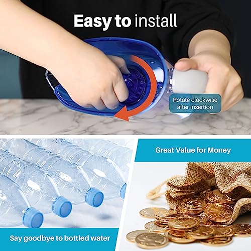 PPF001 Pitcher Water Filter Replacement for Pur CRF950Z (4 Count)