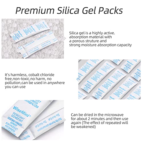 60 Packs 5 Gram Premium Silica Gel Packets