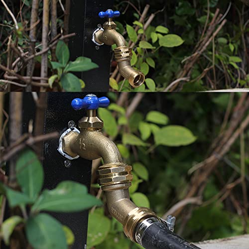 Garden Hose Elbow Connector 45 Degree Solid Brass Pipe Fittings