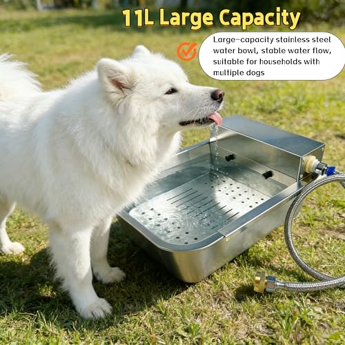Metal Automatic Dog Water Dispenser Can Separate Large Debris