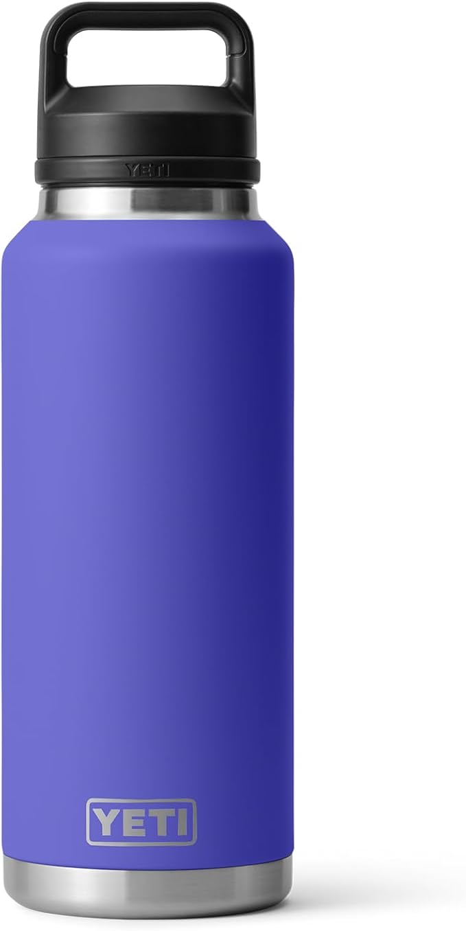 YETI Rambler 46 oz Bottle, Leakproof, Vacuum Insulated, Stainless Steel with Chug Cap, Ultramarine Violet