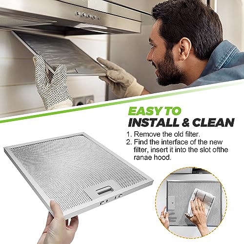 Updated W10169961A Range Hood Filter Replacement (3 Count)