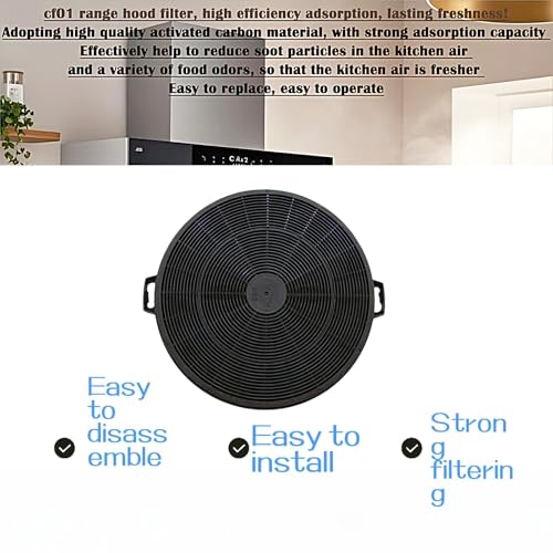 4 Pack CF1 Range Hood Carbon Filters Compatible for Zline KB