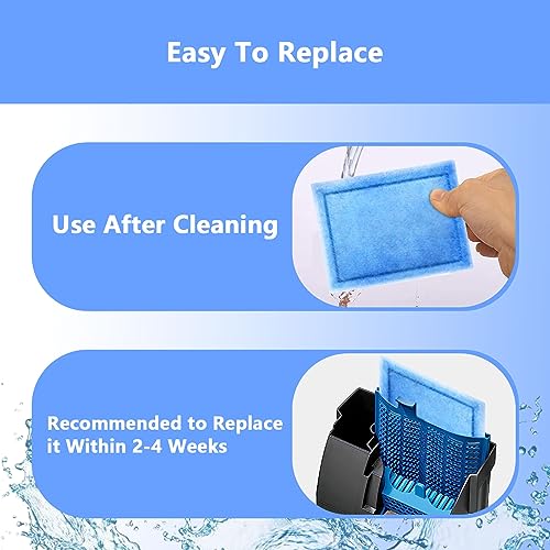 12 Pack Aquarium Filter Cartridge Compatible with Aqua (12 Count)