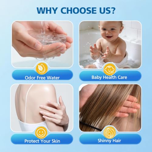 Carbon Shower Filter Compatible with Cobbe Handheld Shower Head (4 Count)