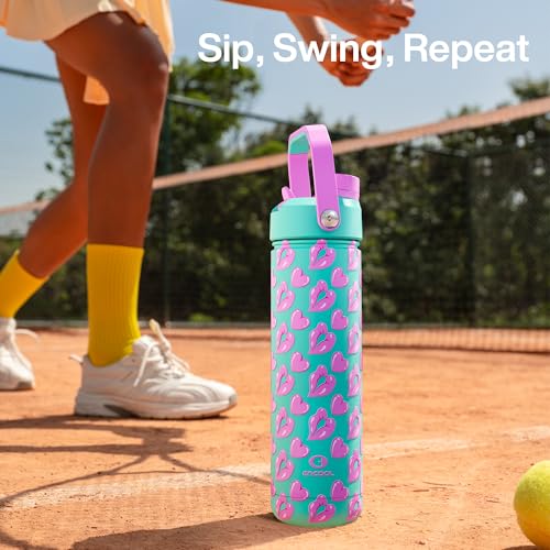 Insulated Water Bottle with Straw Stainless Steel Water Bottle