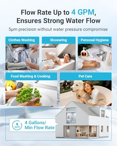 String Wound Sediment Filter for 3M® Aqua (4 Count)