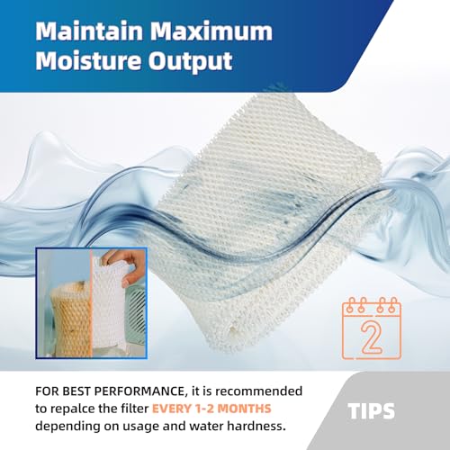 MAF1 Wick humidifier filter Replacement for AirCare Essick Air (2 Count)