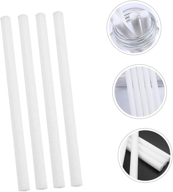 Cabilock 200pcs Fiber Diffuser Stick Replacement for Essential Oil Humidifier Aroma Diffuser Sticks - AquaVibe