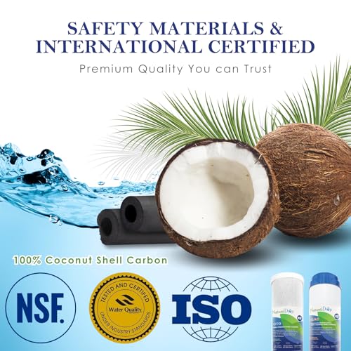NSF Certified 5 Stage Reverse Osmosis RO Water Filters Replacement Set (5 Count)