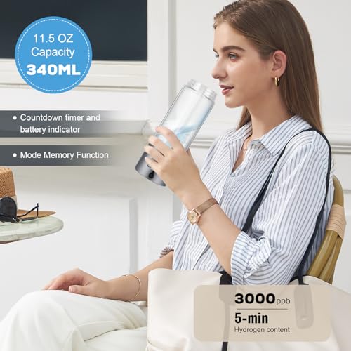 Hydrogen Water Bottle Generator with SPE