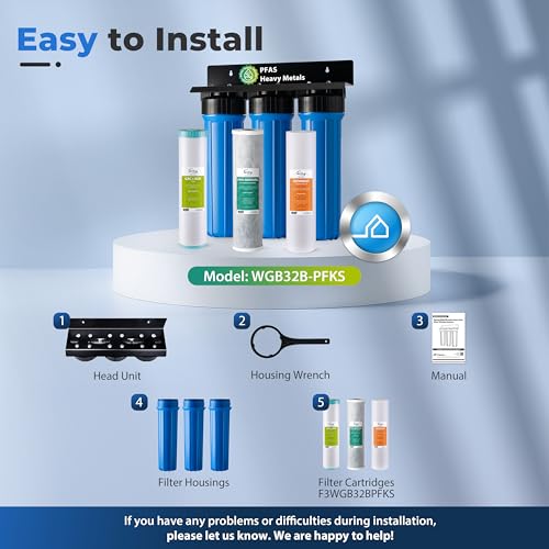 PFAS & Heavy Metals Whole House Water Filter System