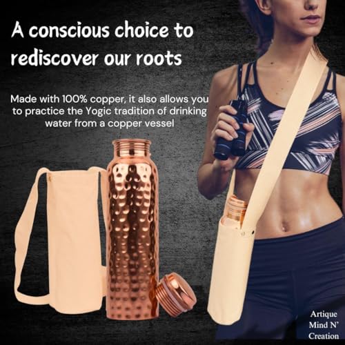 Pure Copper Water Bottle 34 oz