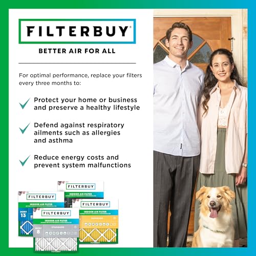 12x25x1 Air Filter MERV 11 Pet & Allergy Defense