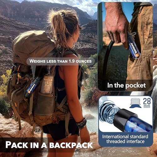 Straw Water Filter 5 Pack (5 Count)