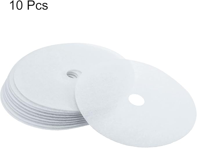 MECCANIXITY Universal Cloth Dryer Exhaust Filter, Cotton 235x31mm White for Clothes Dryer Filter Replacement Pack of 10