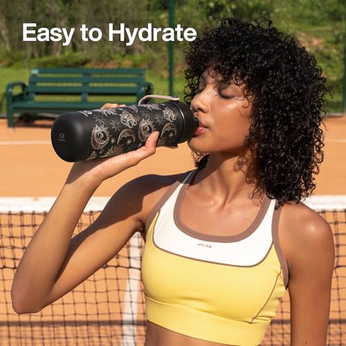 Insulated Water Bottle with Straw Stainless Steel Water Bottle