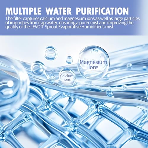 Humidifier Replacement Filter Compatible with LEVOIT Sprout Evaporative Humidifier for Bedroom Baby (2 Count)