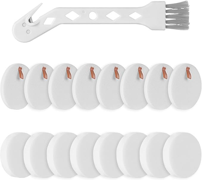 Leemone Vacuum Cleaner Replacement Filter Compatible with Levoit LVAC-200 Cordless Stick Vacuum, 8 Pre-Motor Filters (8 Felt Filters & 8 Foam Filters) - AquaVibe