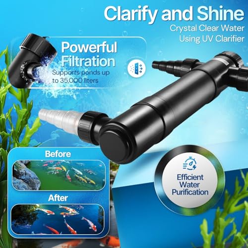 36W UV Pond Light Clarifier for Outdoor Koi Ponds