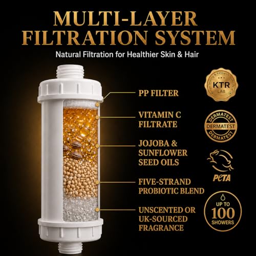 Premium Vitamin C Shower Filter for Hair and Skin