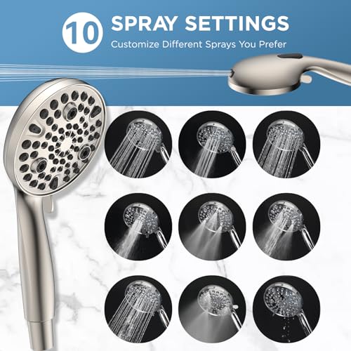Dual Handheld Shower Head Combo