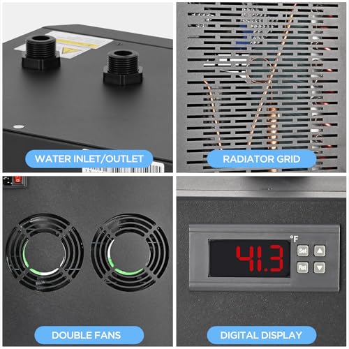 1 3HP Ice Bath Water Chiller with Hose