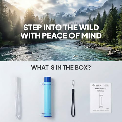 Portable Water Filter Straw