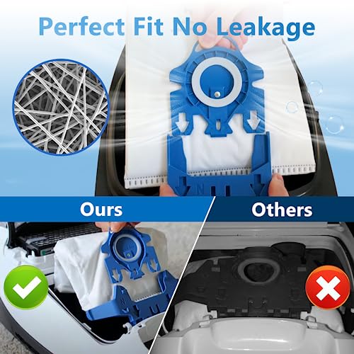 3D Airclean Bags Fit for Miele GN Classic C1 Complete C1 C2 C3 (20 Count)