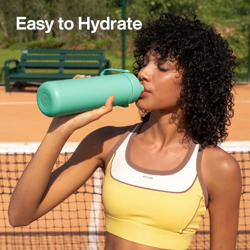 Insulated Water Bottle with Straw Stainless Steel Water Bottle