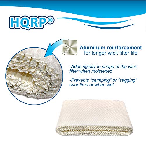 2 Pack Wick Filter Compatible with Honeywell HEV680 HEV685 Series HEV680B HEV680W HEV685W HEV685B Humidifiers