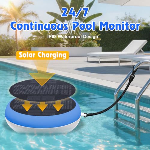 Smart Pool Tester Chlorine Salt pH Meter 24