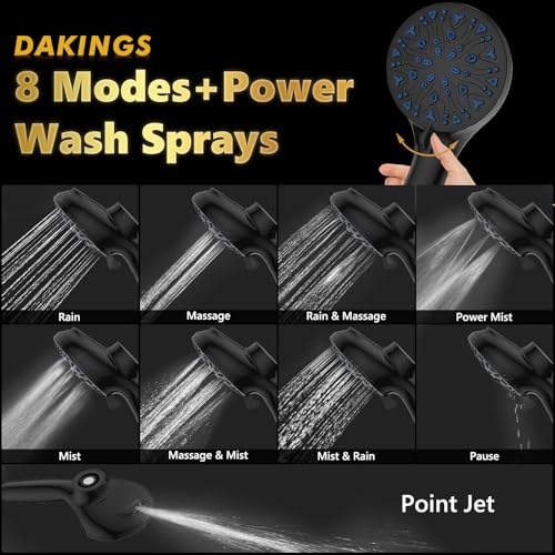 High Pressure Filtered Shower Head with Handheld