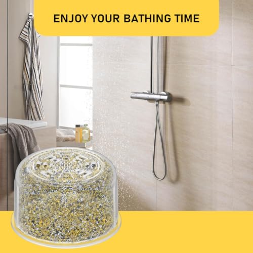 4 Pack Shower Head Filter Replacement Cartridge Compatible with All Canopy Fixed & Handheld Filtered Shower Head (4 Count)