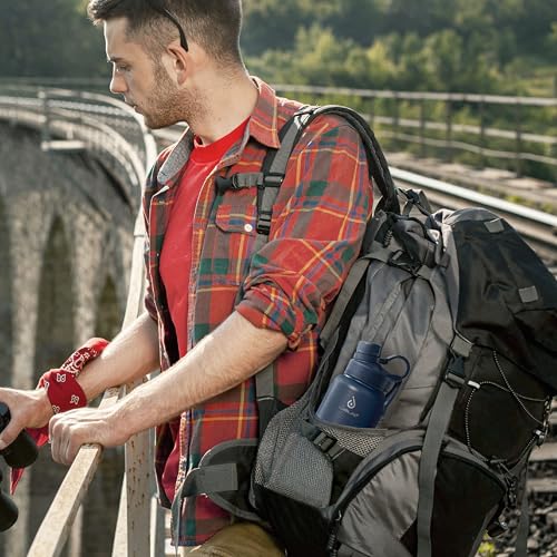 32oz Insulated Stainless Bottle with 2 Leakproof Lids