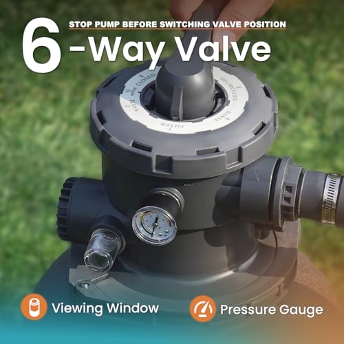 10" Sand Filter Pump for Above Ground Pool with Timer (10 inch(es))