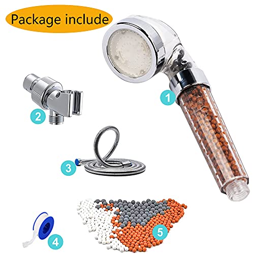 LED Shower Head Handheld with Hose