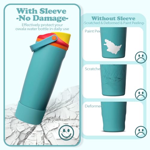 Silicone Boot for Owala 30oz & 40oz FreeSip Sway Bottles & Tumblers