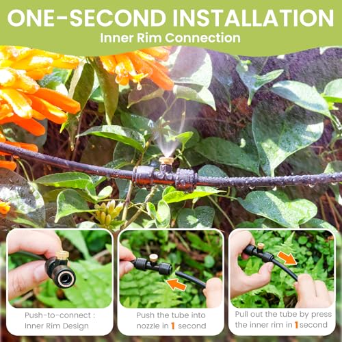65FT Mister for Outside Patio Misting Cooling System