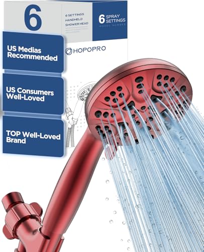 6 Mode High Pressure Handheld Shower Head Set