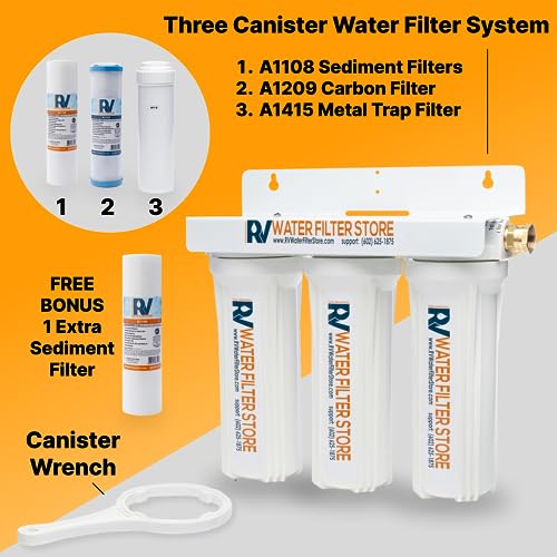 Triple Iron Removal RV Filter