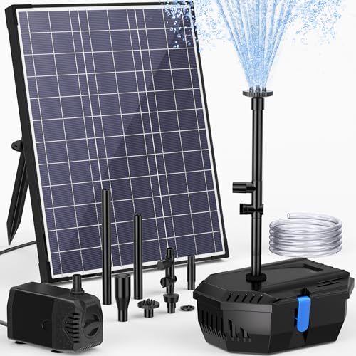 20W Solar Pond Pump with Pond Filter for Ponds 120
