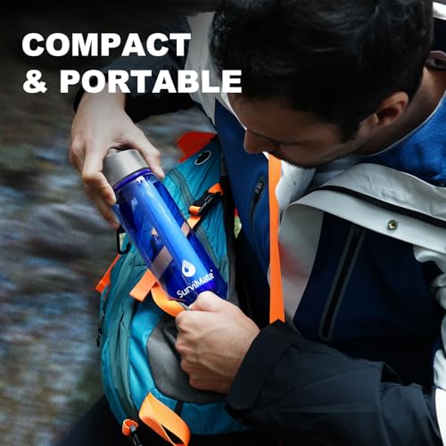 Purified Water Bottle for Camping (2 Count)