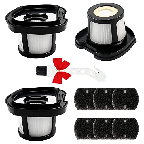 3 Pack 2309A Handheld Vacuum Filter for Bissell Pet Hair Eraser Lithium Ion (10 Count)