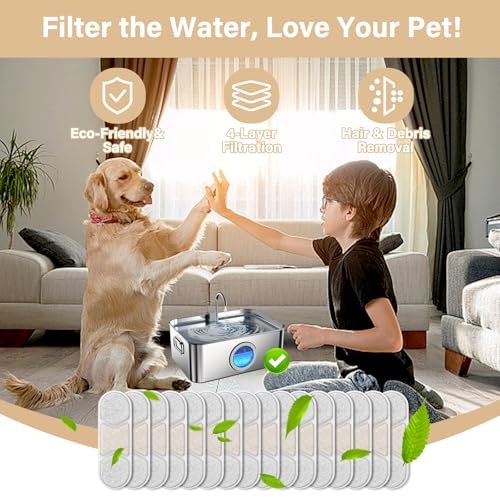16+16 Pack Replacement Filters Compatible with Models DYSJ01 (32 Count)