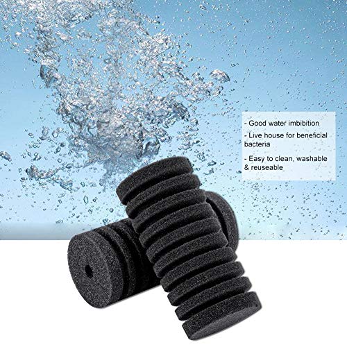 Pack of 4 Replacement Sponges for Aquarium Double Sponge Filter